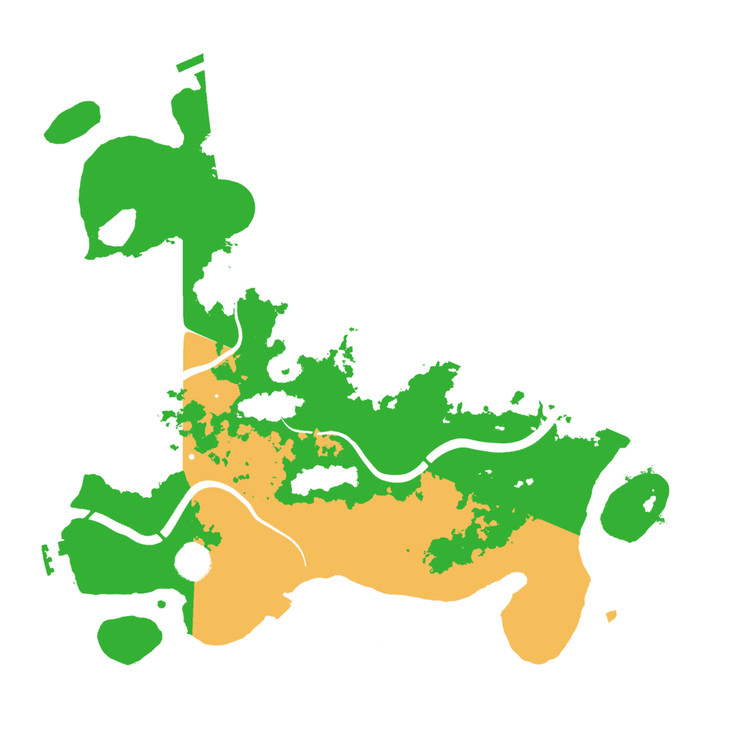 Biome Rust Map: Procedural Map, Size: 3600, Seed: 49410426