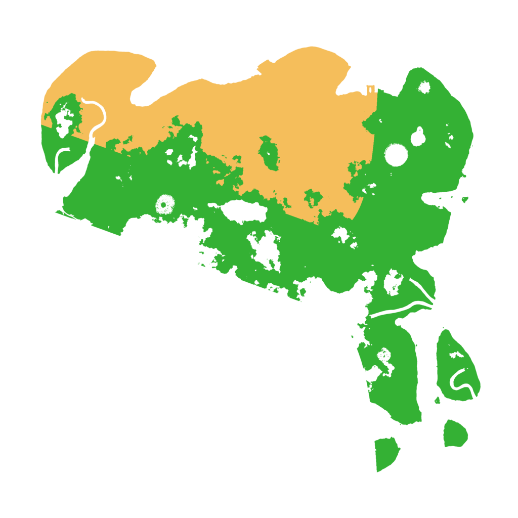 Biome Rust Map: Procedural Map, Size: 4000, Seed: 44390567