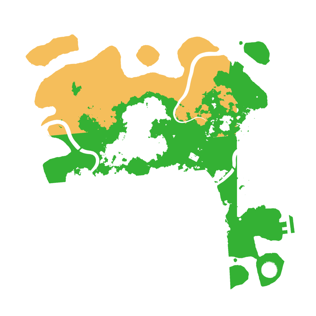 Biome Rust Map: Procedural Map, Size: 3500, Seed: 31706506