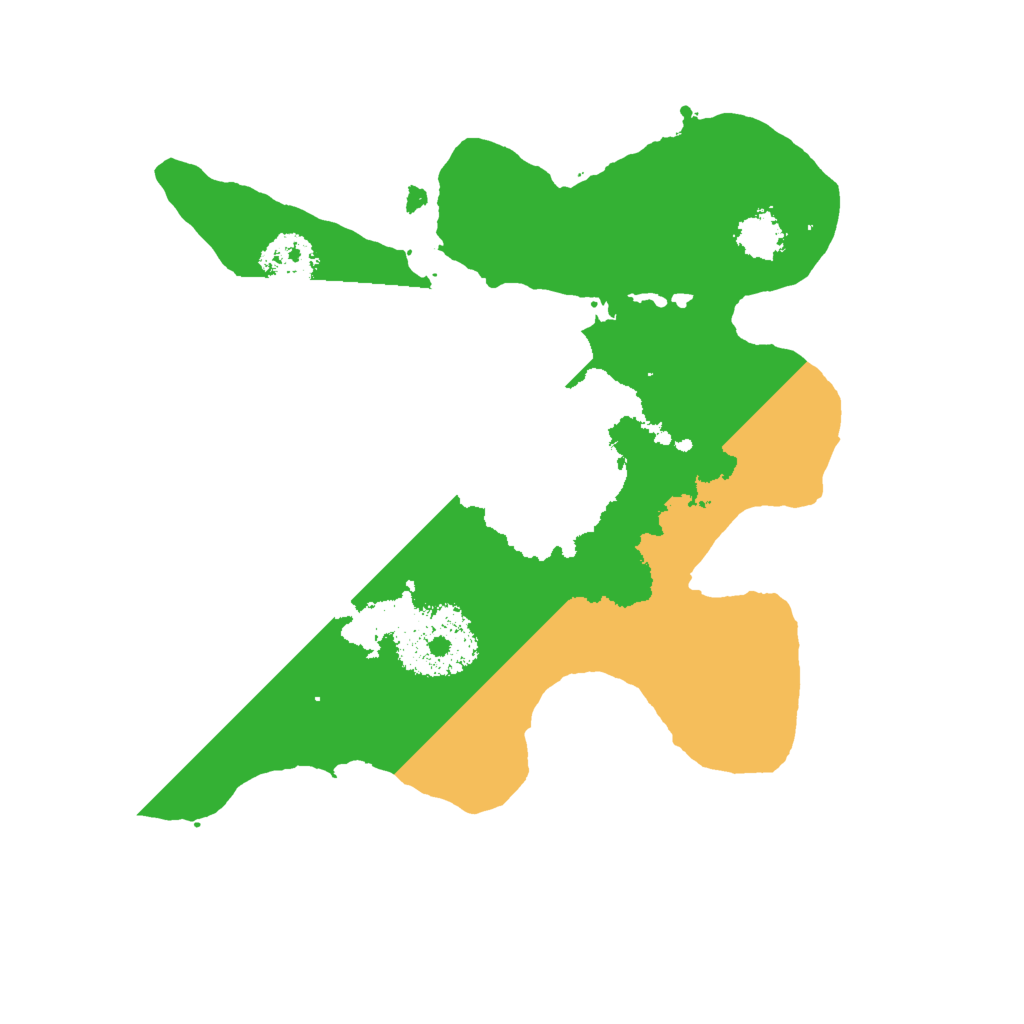 Biome Rust Map: Procedural Map, Size: 2000, Seed: 33914043