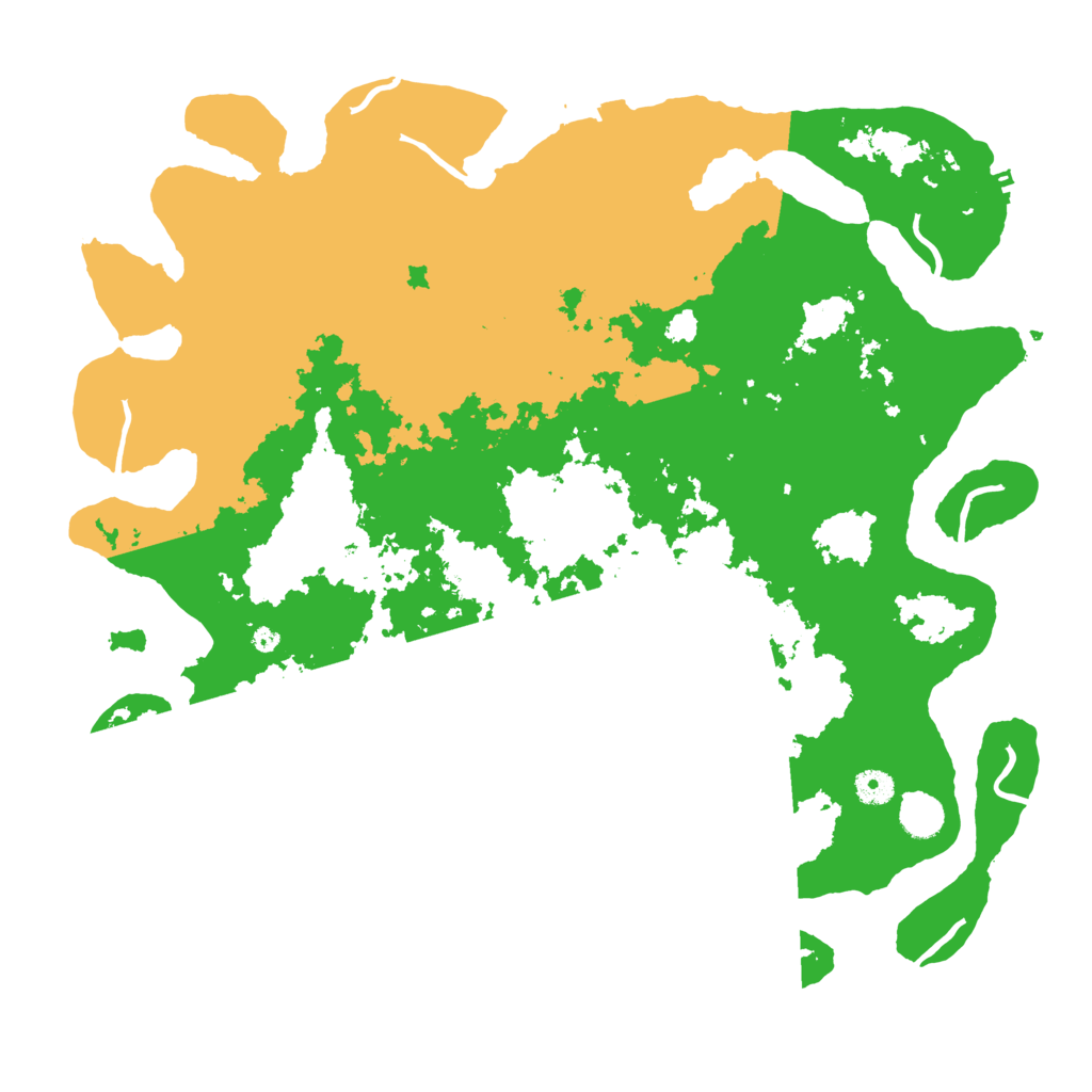 Biome Rust Map: Procedural Map, Size: 4400, Seed: 45077759