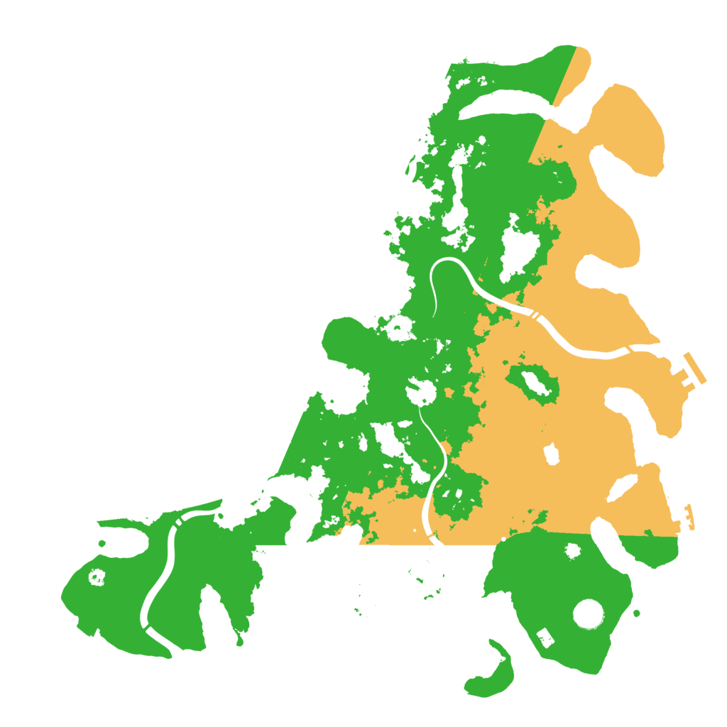 Biome Rust Map: Procedural Map, Size: 4250, Seed: 87391097