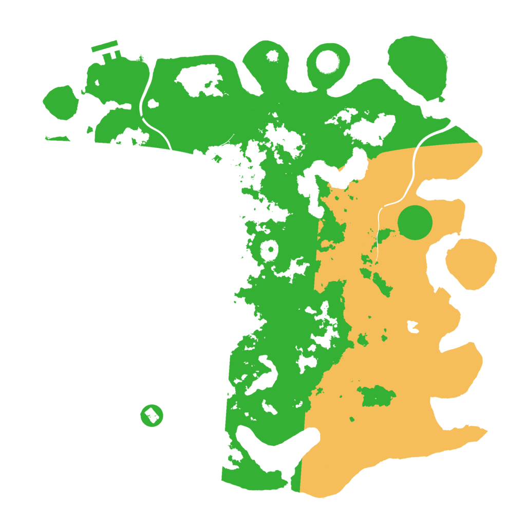 Biome Rust Map: Procedural Map, Size: 4000, Seed: 20320645