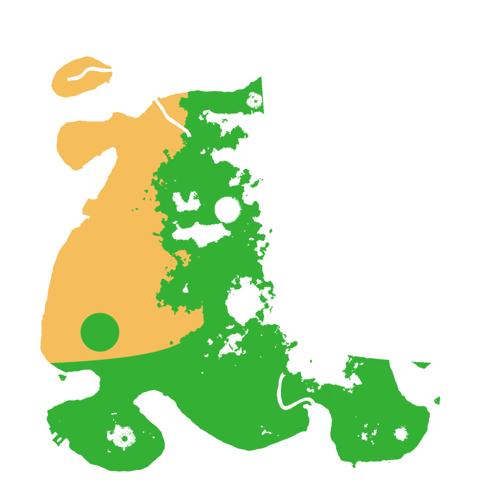Biome Rust Map: Procedural Map, Size: 3400, Seed: 80951907