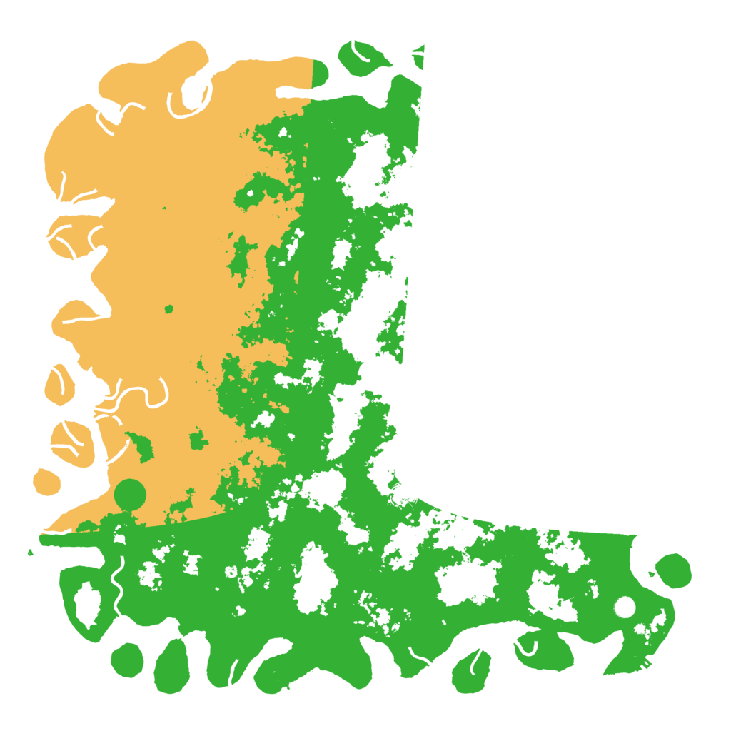 Biome Rust Map: Procedural Map, Size: 6000, Seed: 13337