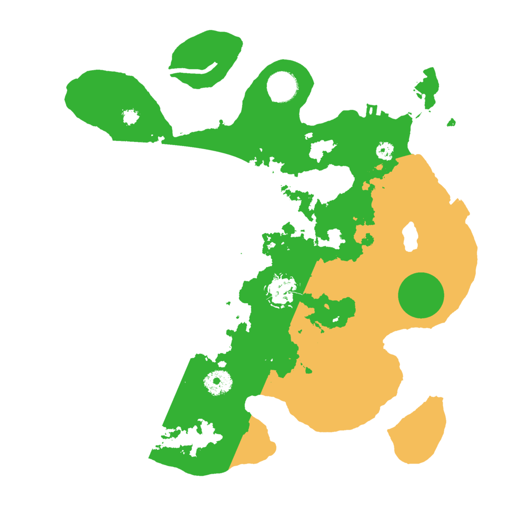 Biome Rust Map: Procedural Map, Size: 3000, Seed: 23768534