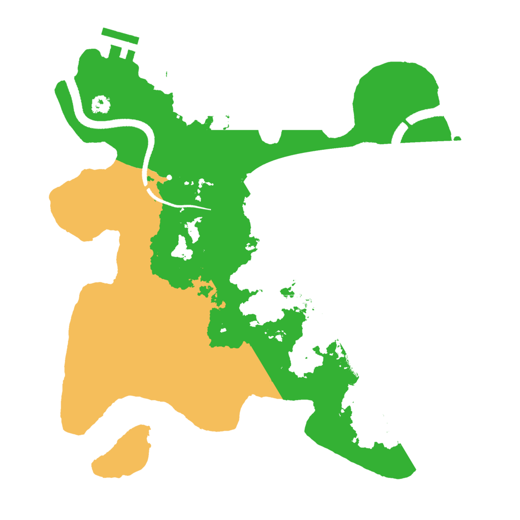 Biome Rust Map: Procedural Map, Size: 2800, Seed: 363603438