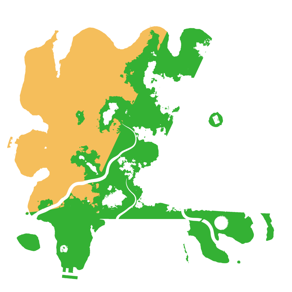 Biome Rust Map: Procedural Map, Size: 3800, Seed: 4479366