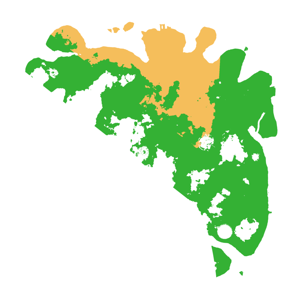 Biome Rust Map: Procedural Map, Size: 3650, Seed: 32310096