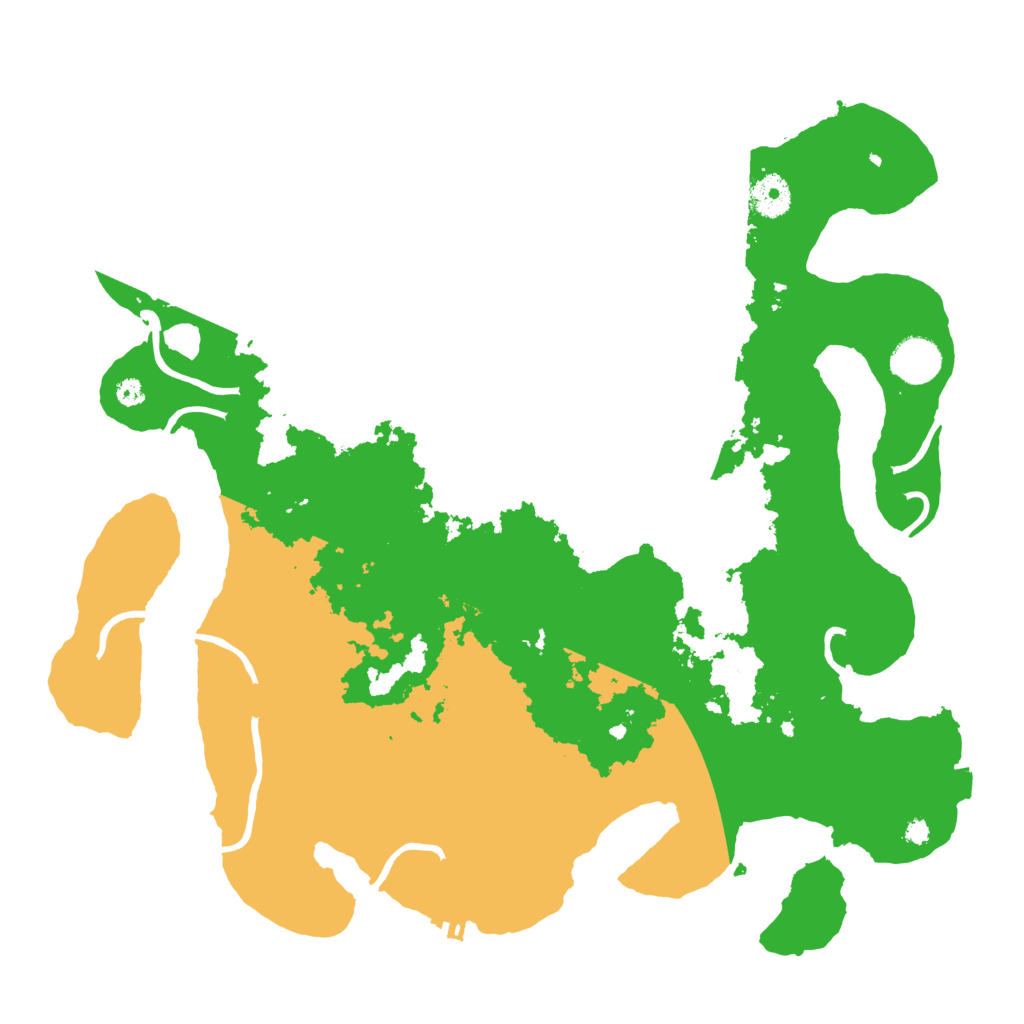 Biome Rust Map: Procedural Map, Size: 3800, Seed: 151723615