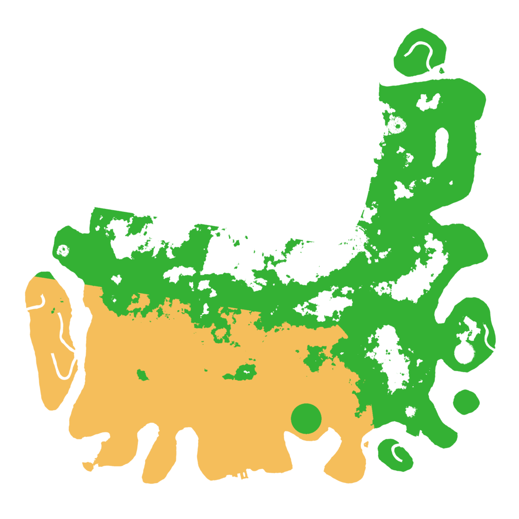 Biome Rust Map: Procedural Map, Size: 4500, Seed: 41532