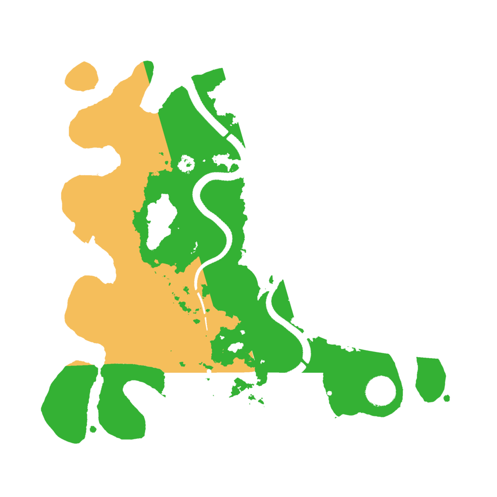 Biome Rust Map: Procedural Map, Size: 3000, Seed: 7888652