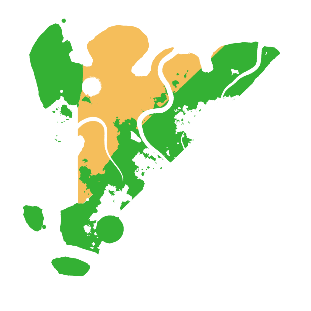 Biome Rust Map: Procedural Map, Size: 3000, Seed: 57519815