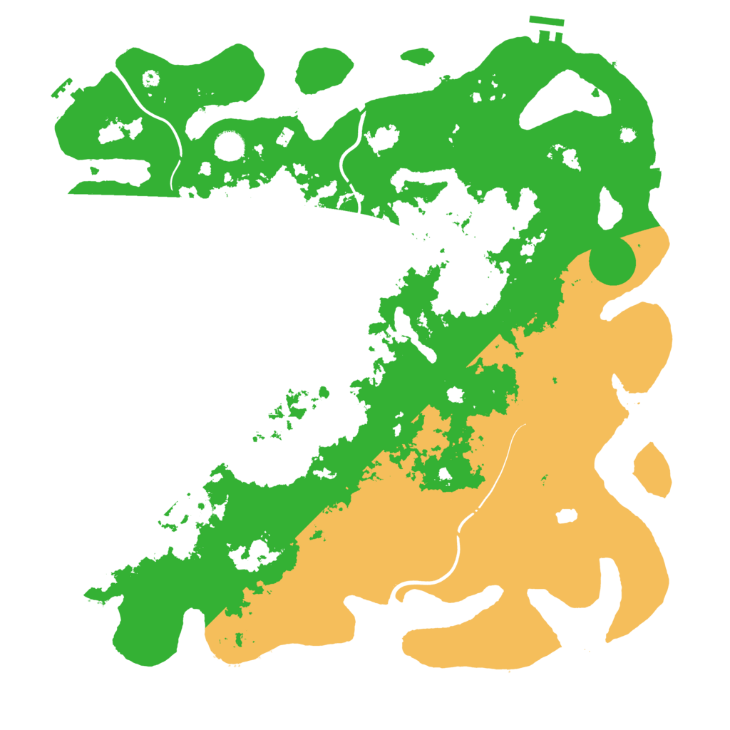 Biome Rust Map: Procedural Map, Size: 4250, Seed: 811761494