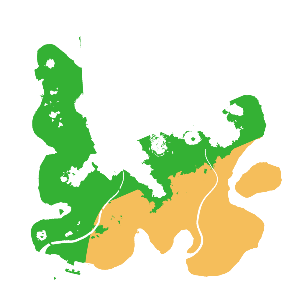 Biome Rust Map: Procedural Map, Size: 3000, Seed: 483749978