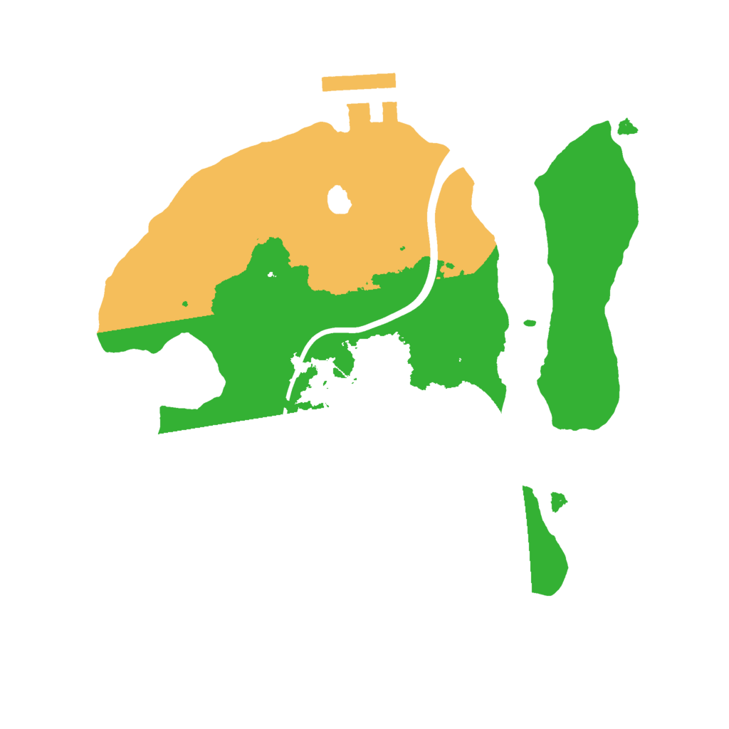Biome Rust Map: Procedural Map, Size: 2000, Seed: 41295931