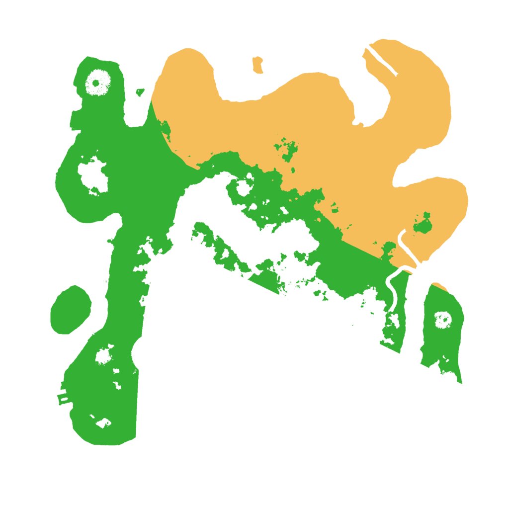 Biome Rust Map: Procedural Map, Size: 3000, Seed: 645264847