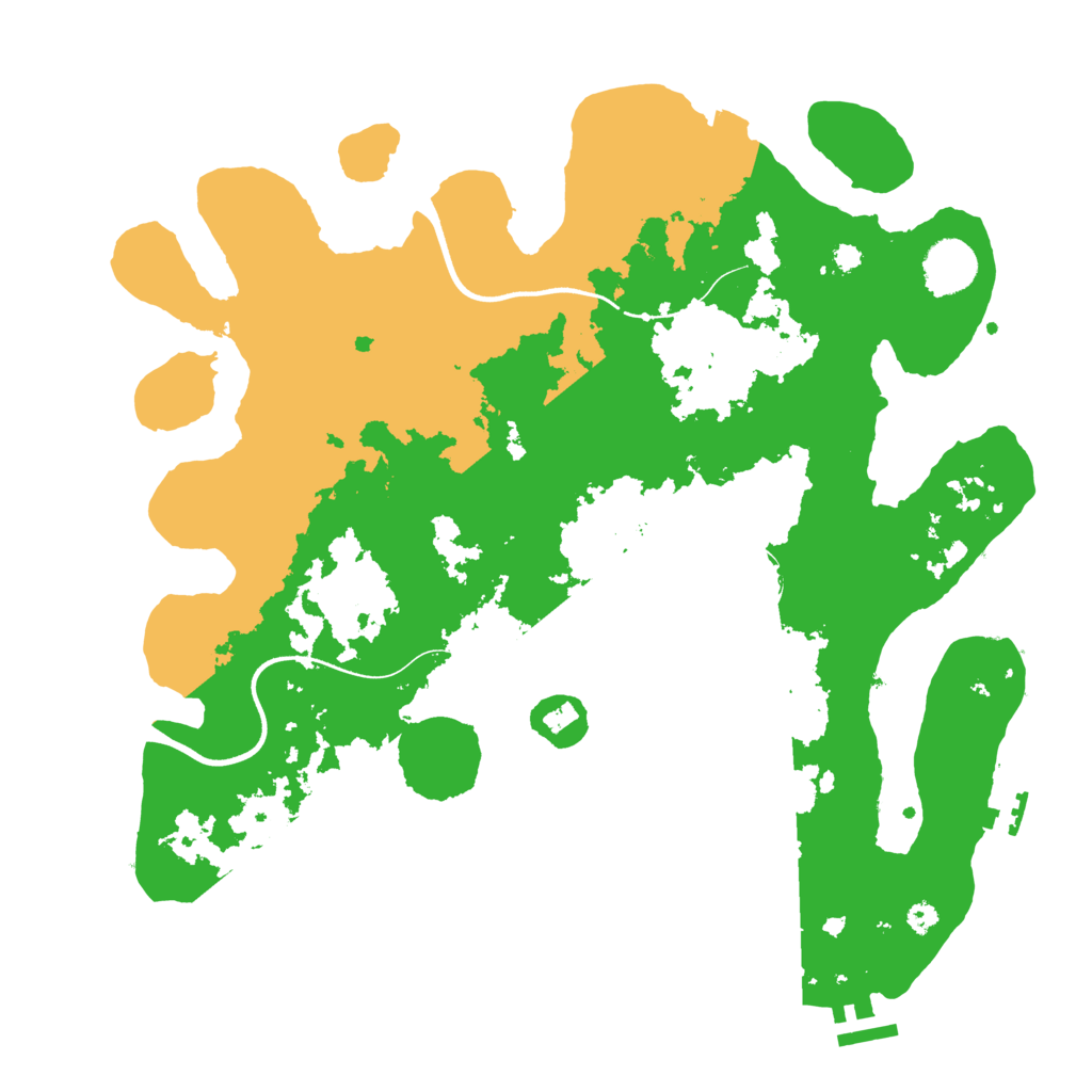 Biome Rust Map: Procedural Map, Size: 3650, Seed: 98091068