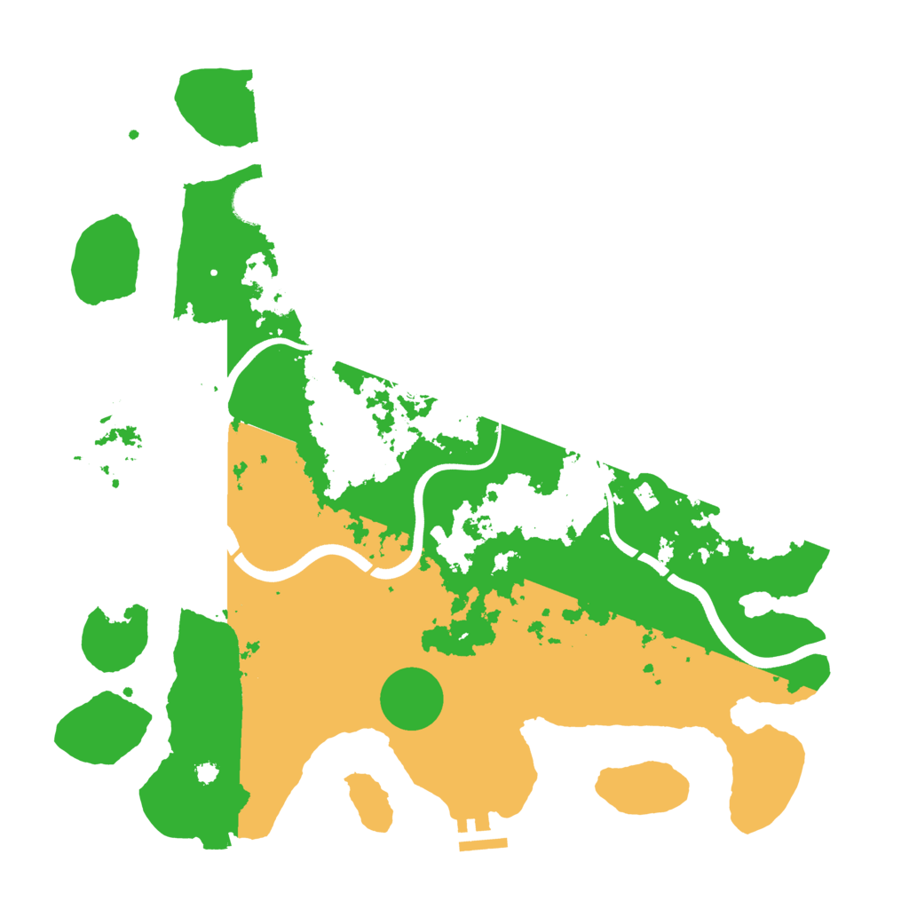 Biome Rust Map: Procedural Map, Size: 3800, Seed: 31812144