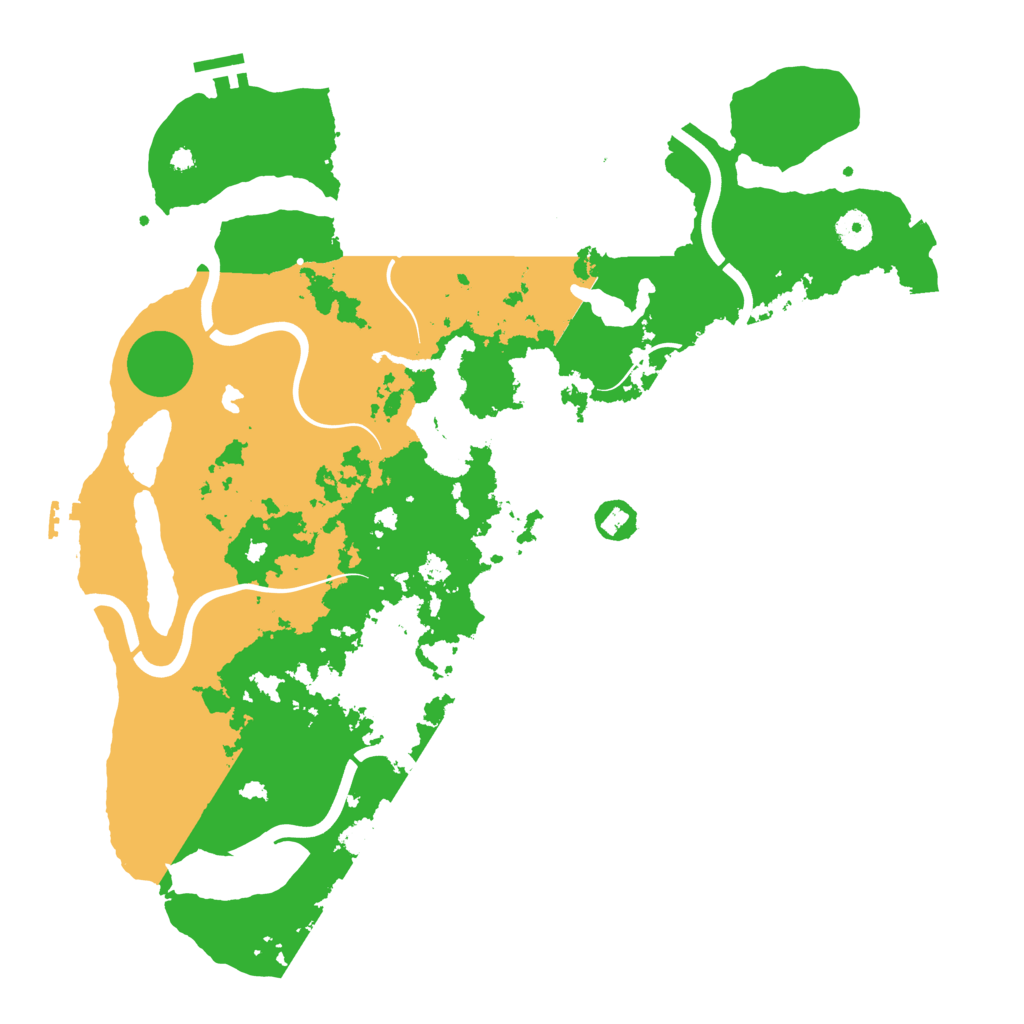 Biome Rust Map: Procedural Map, Size: 4100, Seed: 82405770