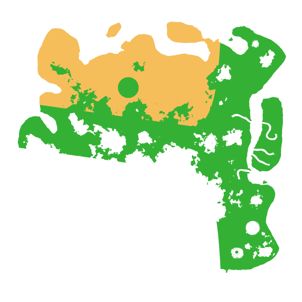 Biome Rust Map: Procedural Map, Size: 3850, Seed: 65255814