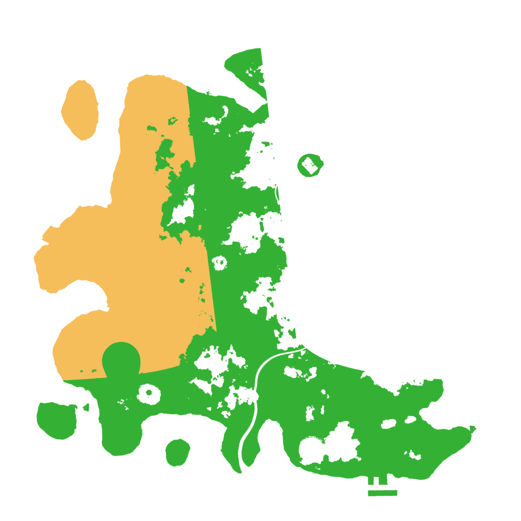 Biome Rust Map: Procedural Map, Size: 3600, Seed: 58280170