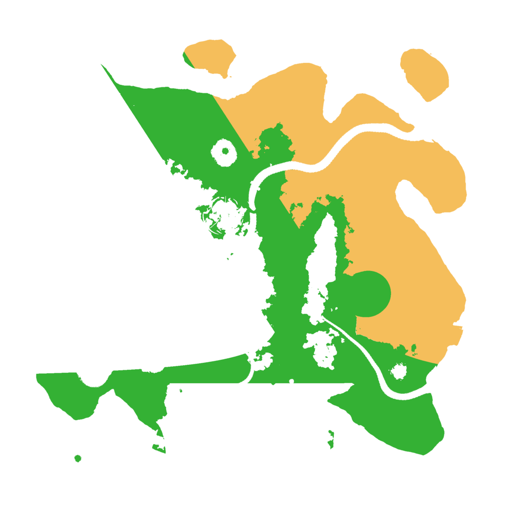 Biome Rust Map: Procedural Map, Size: 3000, Seed: 73446