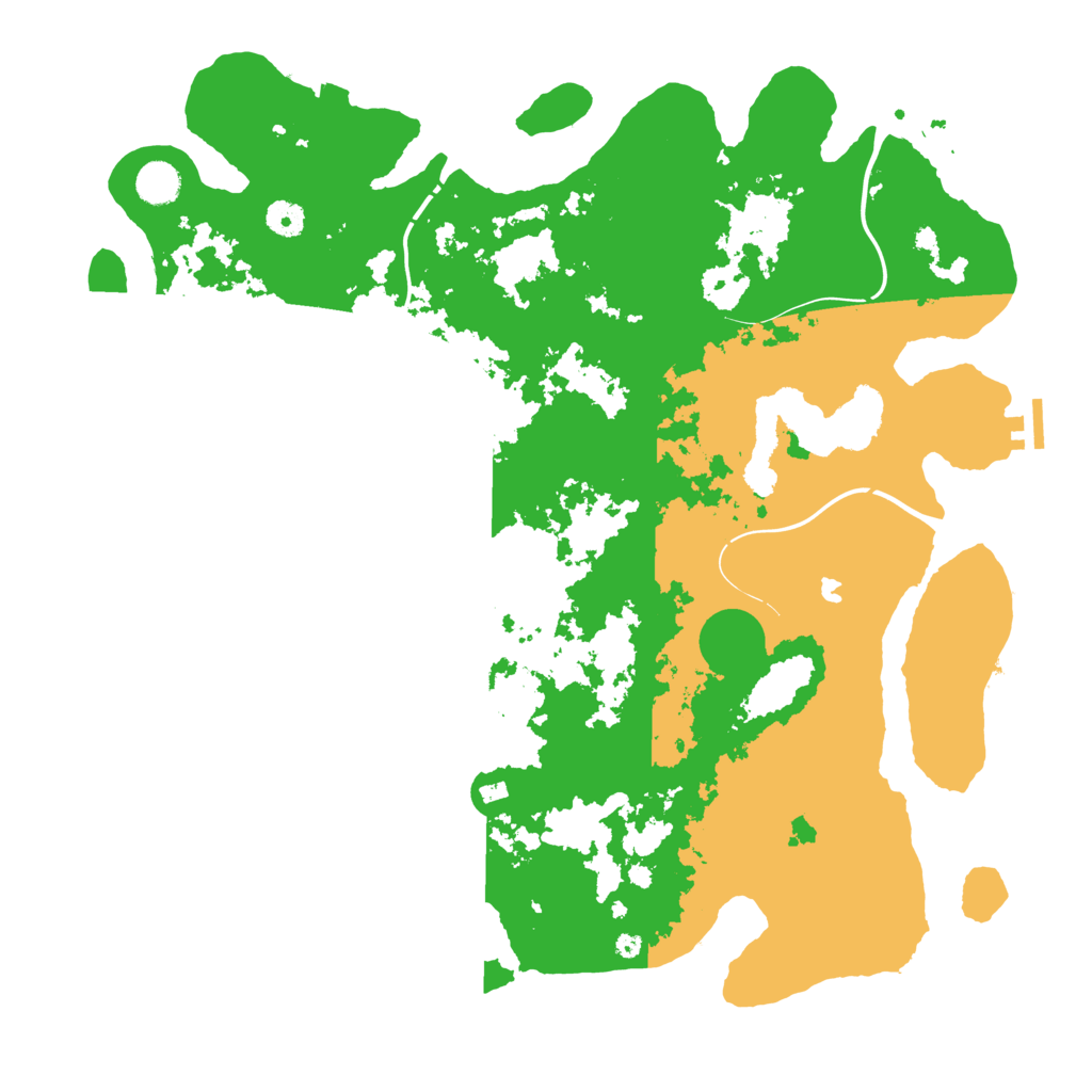 Biome Rust Map: Procedural Map, Size: 4400, Seed: 12122131