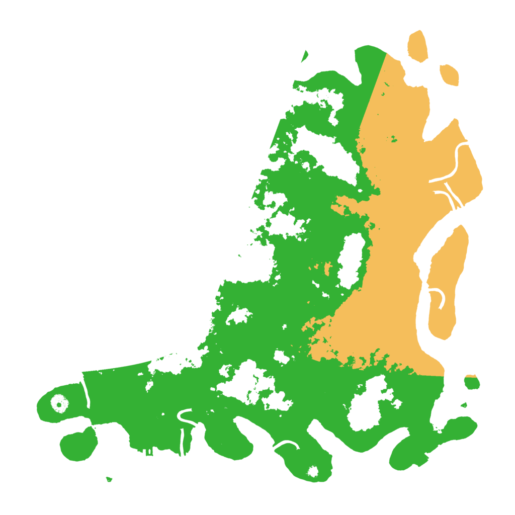 Biome Rust Map: Procedural Map, Size: 4400, Seed: 99006422