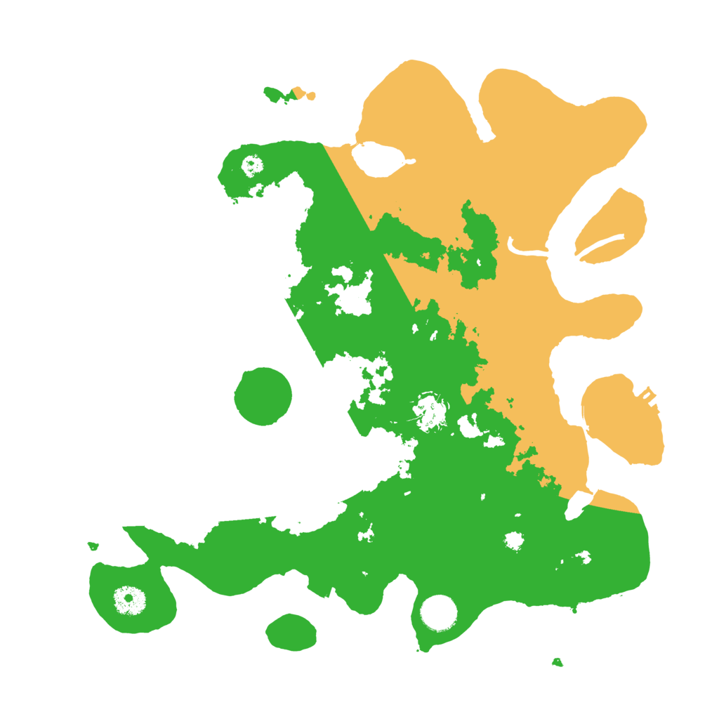Biome Rust Map: Procedural Map, Size: 3500, Seed: 2041088610
