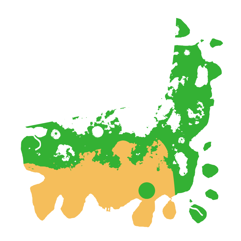 Biome Rust Map: Procedural Map, Size: 3850, Seed: 94504928