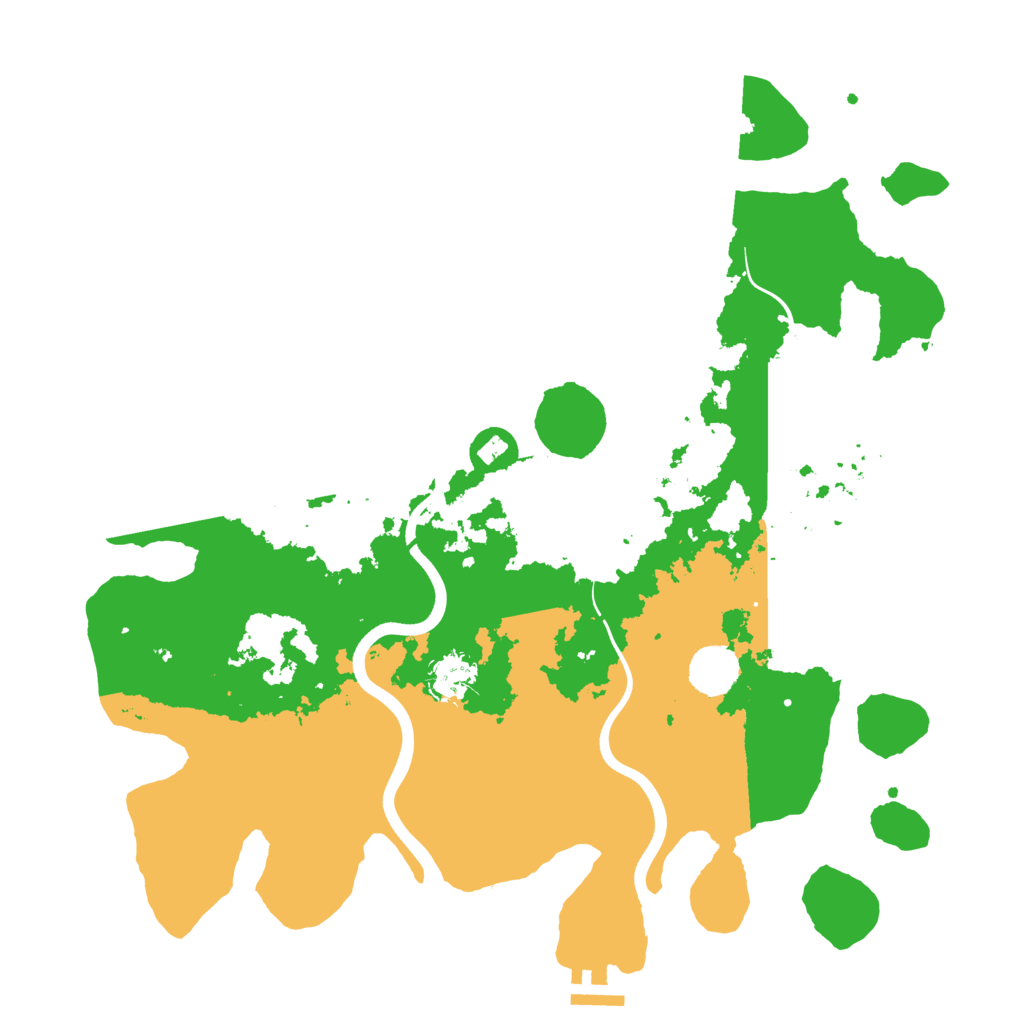 Biome Rust Map: Procedural Map, Size: 3850, Seed: 94504928