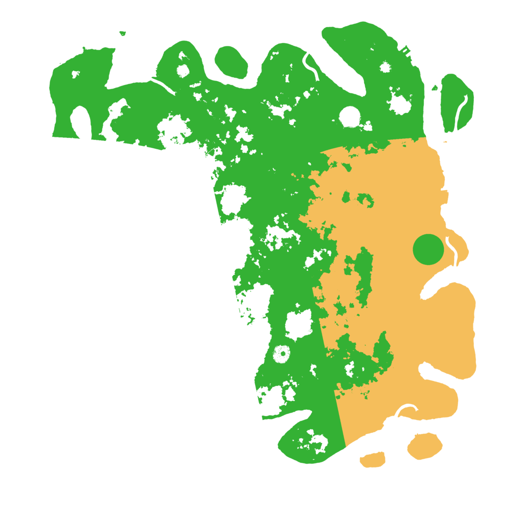 Biome Rust Map: Procedural Map, Size: 4300, Seed: 88425535