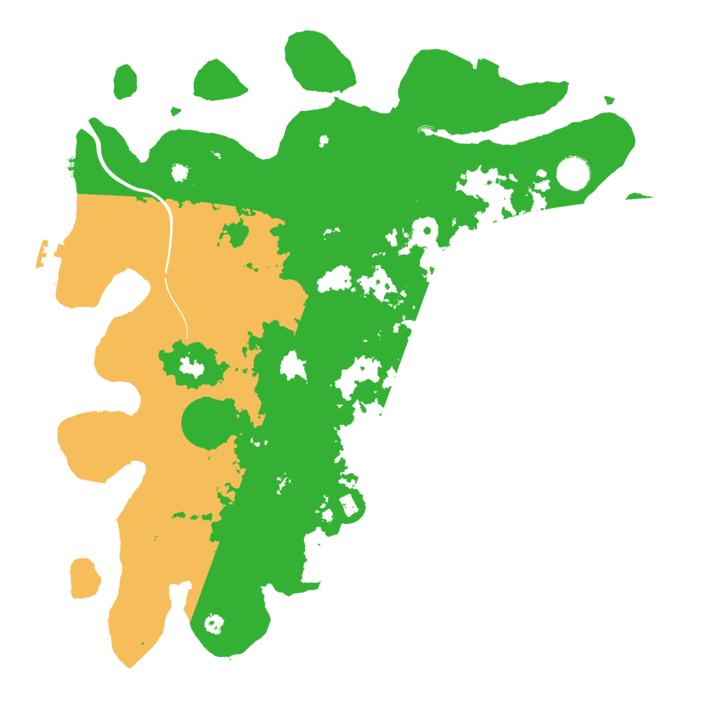 Biome Rust Map: Procedural Map, Size: 3800, Seed: 35170784