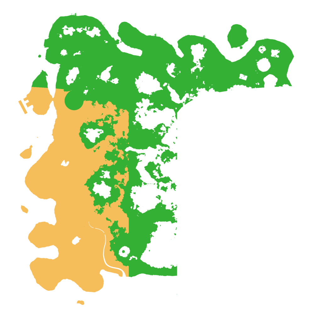 Biome Rust Map: Procedural Map, Size: 4500, Seed: 2024300247