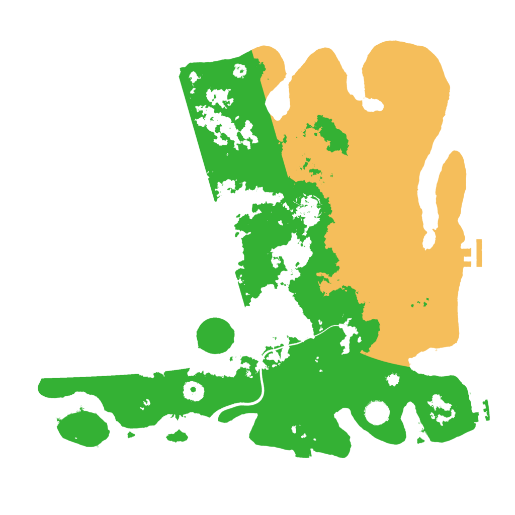Biome Rust Map: Procedural Map, Size: 3750, Seed: 91741918