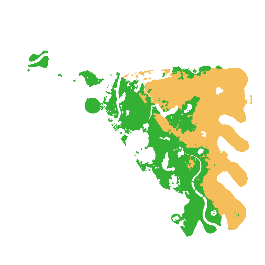 Biome Rust Map: Procedural Map, Size: 4500, Seed: 627125352