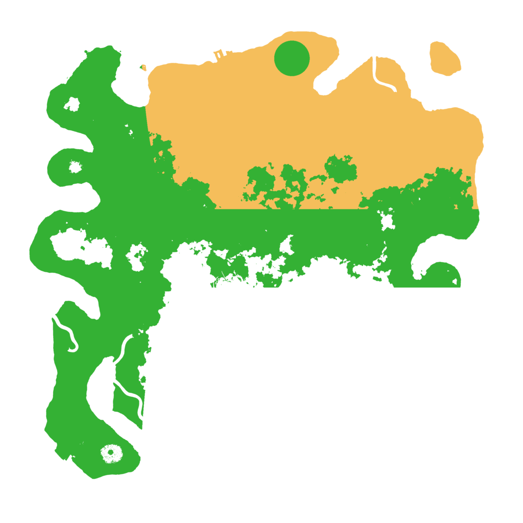 Biome Rust Map: Procedural Map, Size: 3900, Seed: 77899636