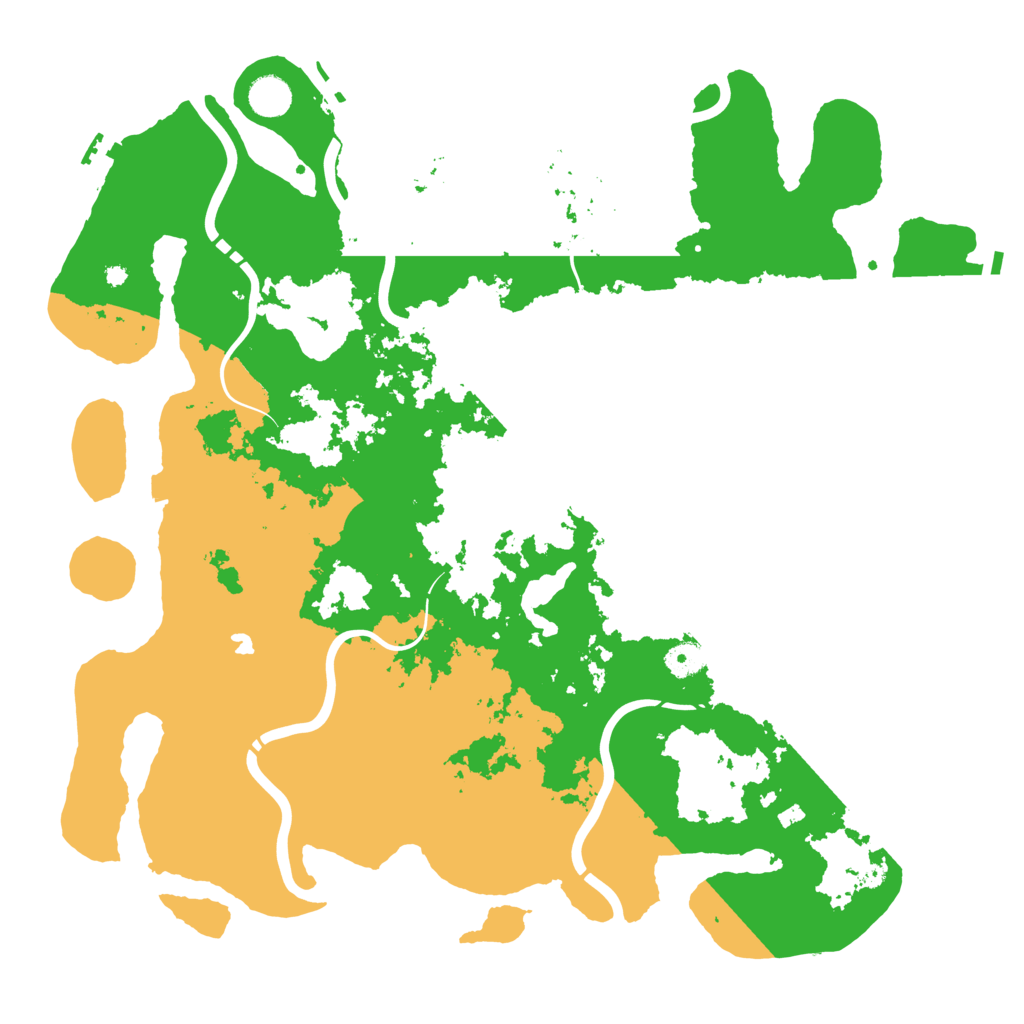 Biome Rust Map: Procedural Map, Size: 4400, Seed: 59173648
