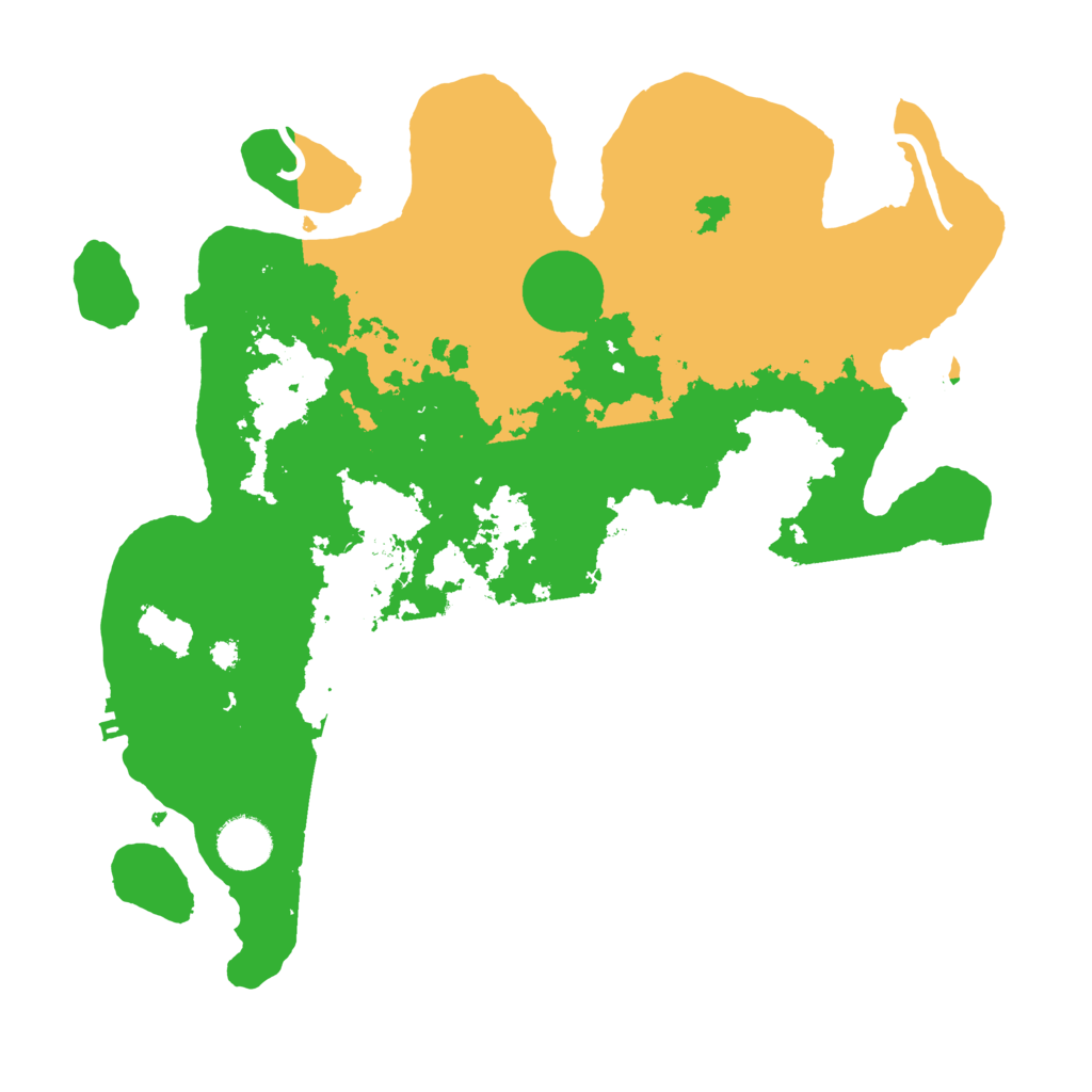 Biome Rust Map: Procedural Map, Size: 3550, Seed: 41496589