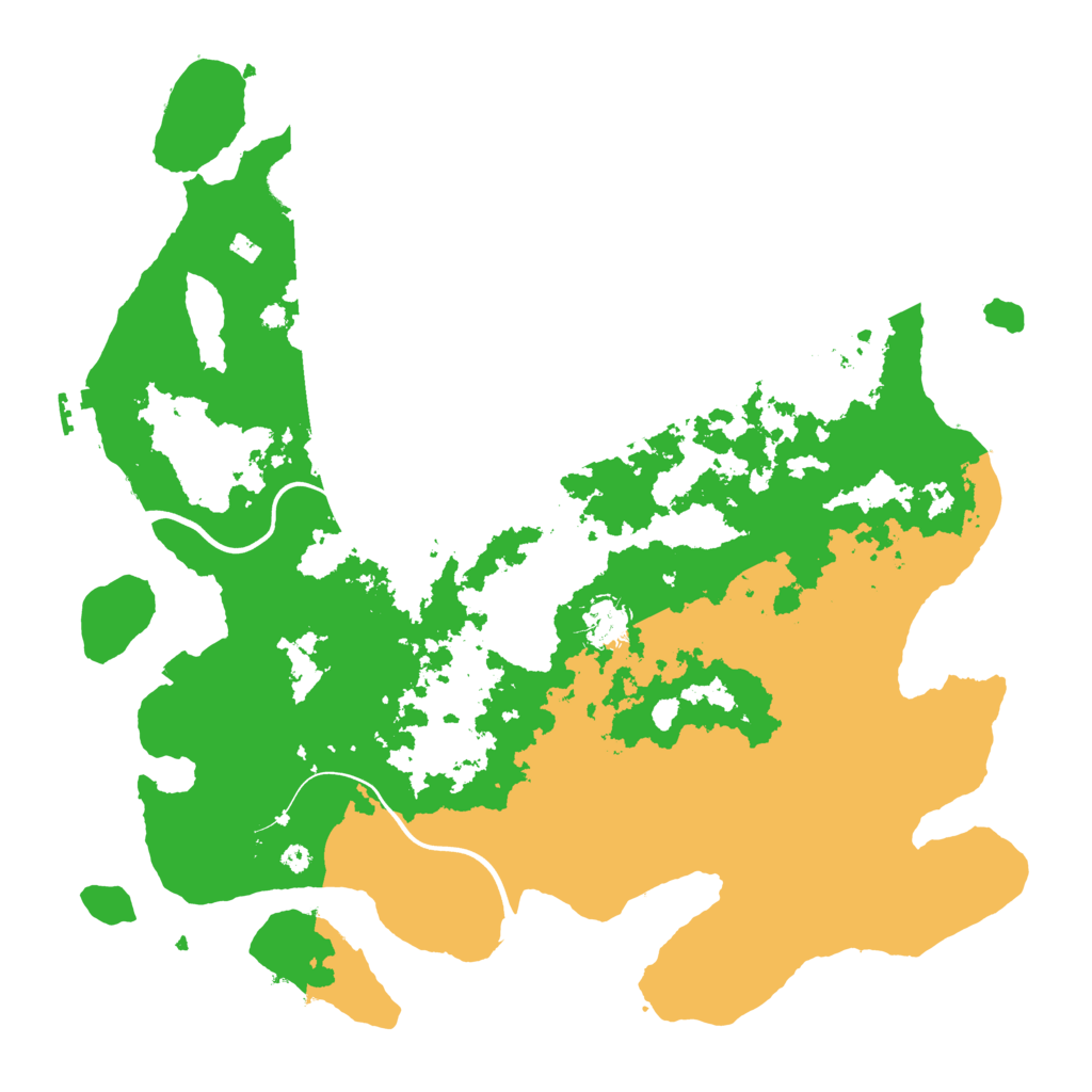 Biome Rust Map: Procedural Map, Size: 3950, Seed: 77328085