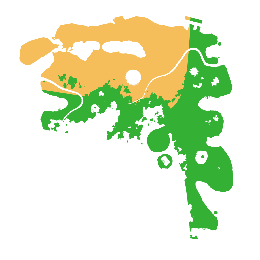 Biome Rust Map: Procedural Map, Size: 3000, Seed: 35678456