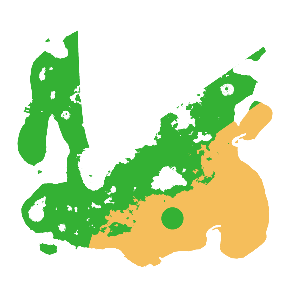 Biome Rust Map: Procedural Map, Size: 3500, Seed: 1967