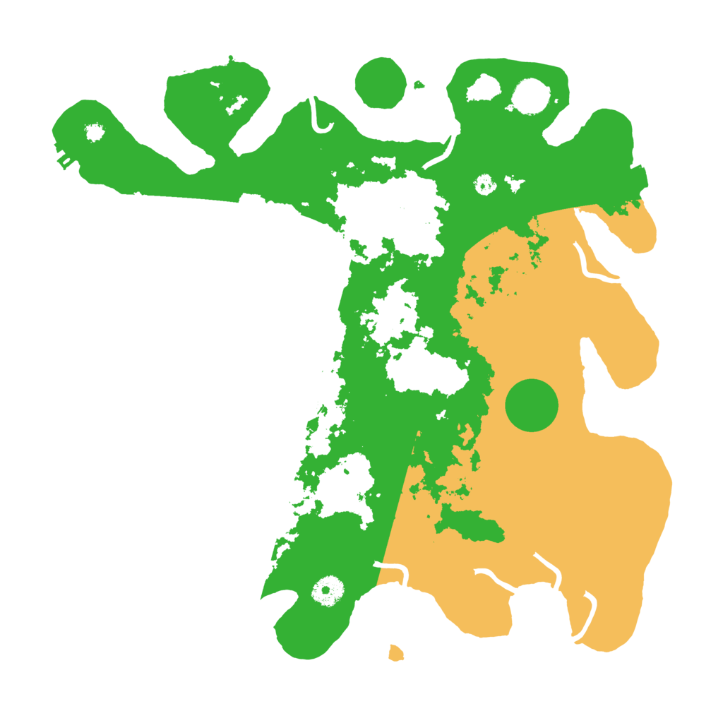 Biome Rust Map: Procedural Map, Size: 3600, Seed: 729992813