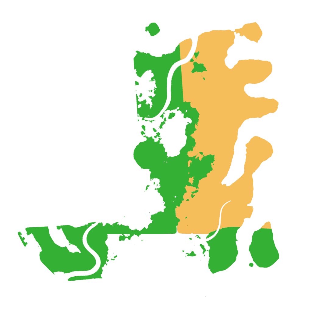 Biome Rust Map: Procedural Map, Size: 3000, Seed: 7052813