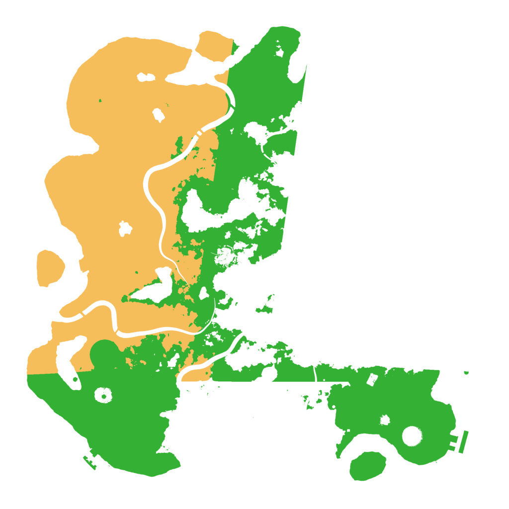 Biome Rust Map: Procedural Map, Size: 4500, Seed: 1834349493
