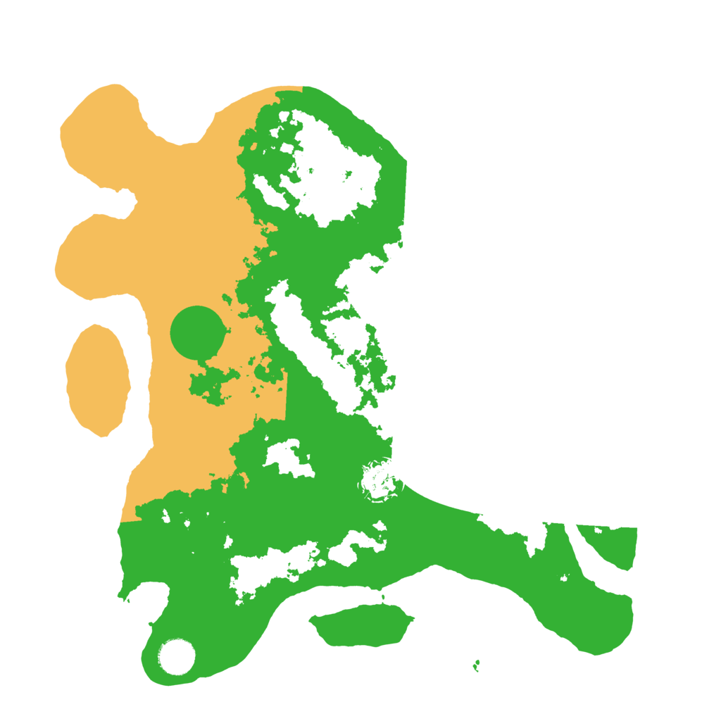 Biome Rust Map: Barren, Size: 3500, Seed: 605503