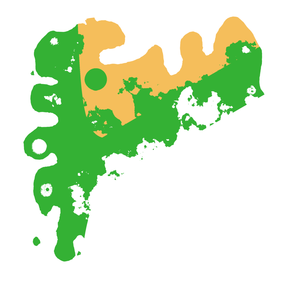 Biome Rust Map: Procedural Map, Size: 3500, Seed: 834817224