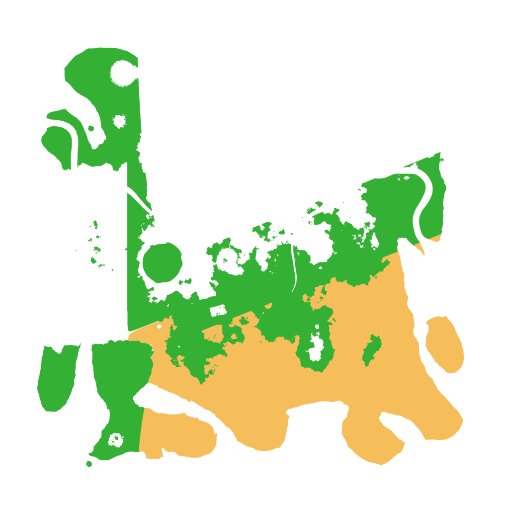 Biome Rust Map: Procedural Map, Size: 3500, Seed: 164920274