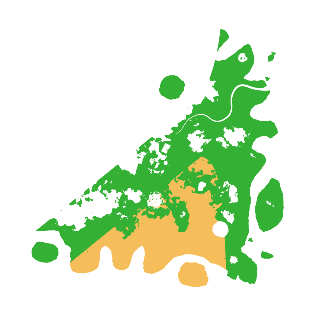 Biome Rust Map: Procedural Map, Size: 3500, Seed: 376280